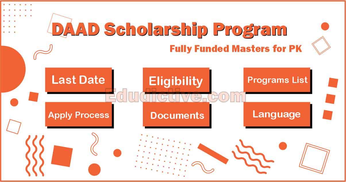 DAAD Scholarship For Masters For Pakistani Students 2022