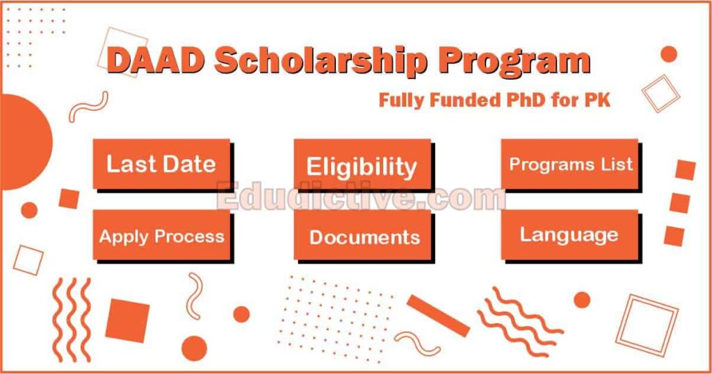 phd daad scholarship 2022