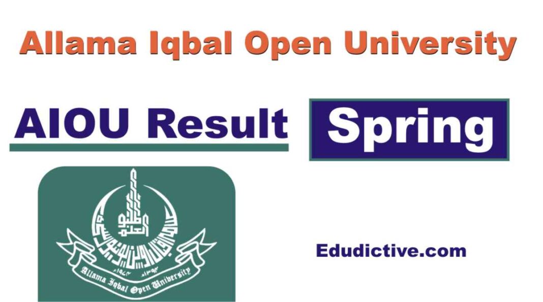 AIOU Result of all programs Spring semester