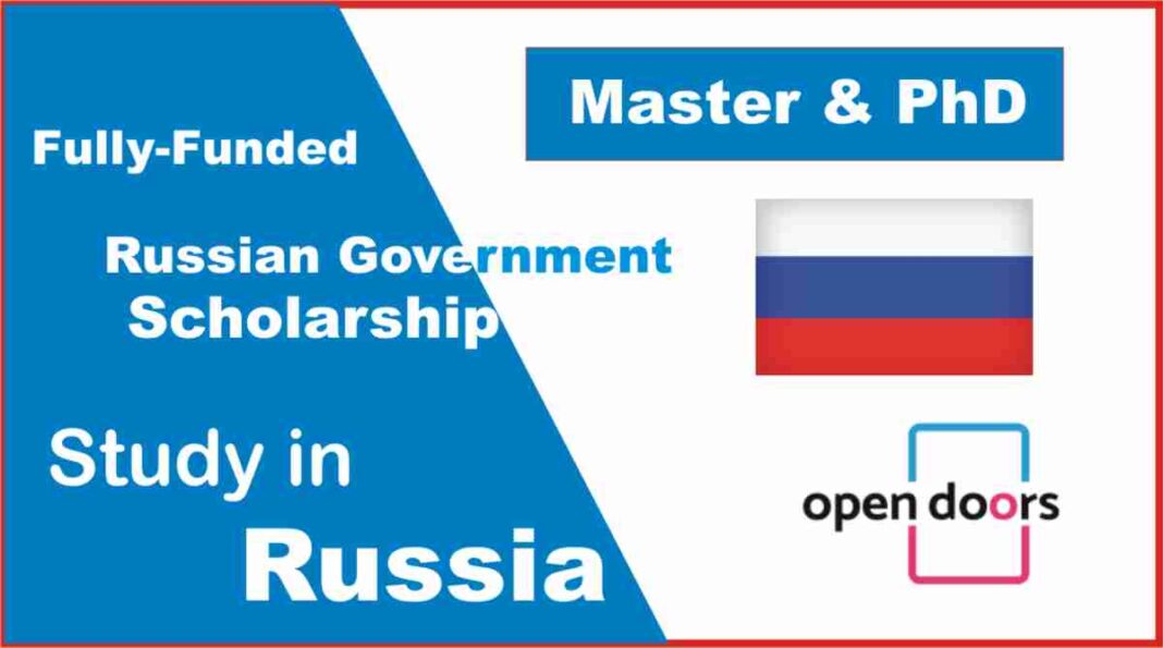 Russian Government Scholarship Open Doors