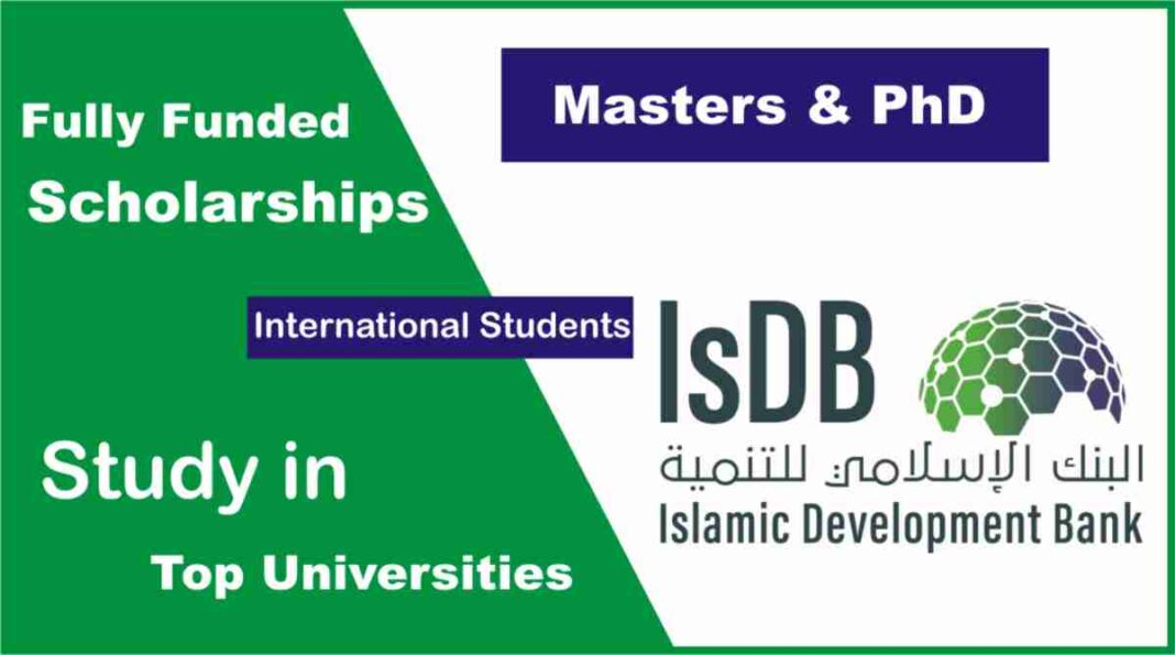 Islamic Development Bank Scholarships IsDB for International Students