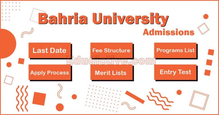 bahria university spring admission 2021 last date