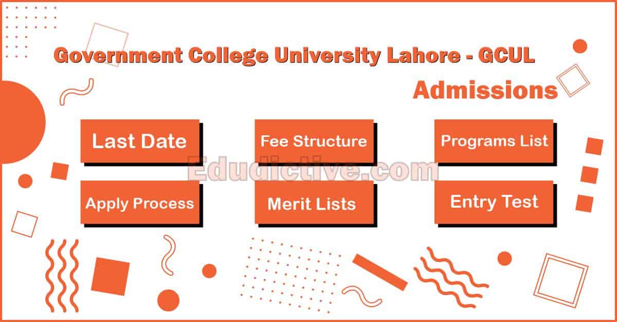 GCUL Admissions Government College University Lahore