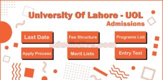 University Of Lahore Admissions